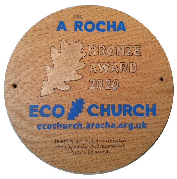 Our Eco-Church Plaque