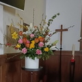 Easter Flowers in the Church